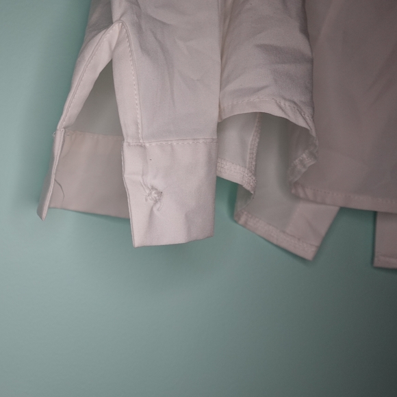 White Ribbon Ruffle Shirt - Picture 5 of 5